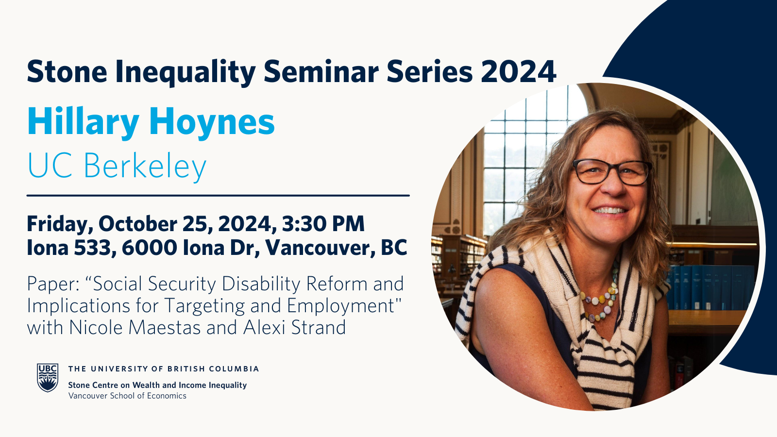 Stone Inequality Seminar Series 2024: Hillary Hoynes